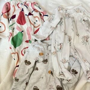 Newborn sleeper onesies